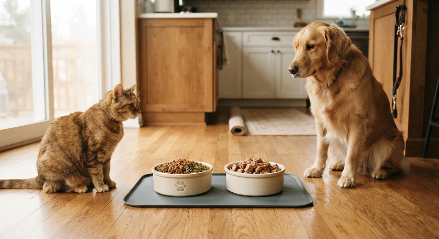 Dry Food vs. Wet Food for Cats and Dogs