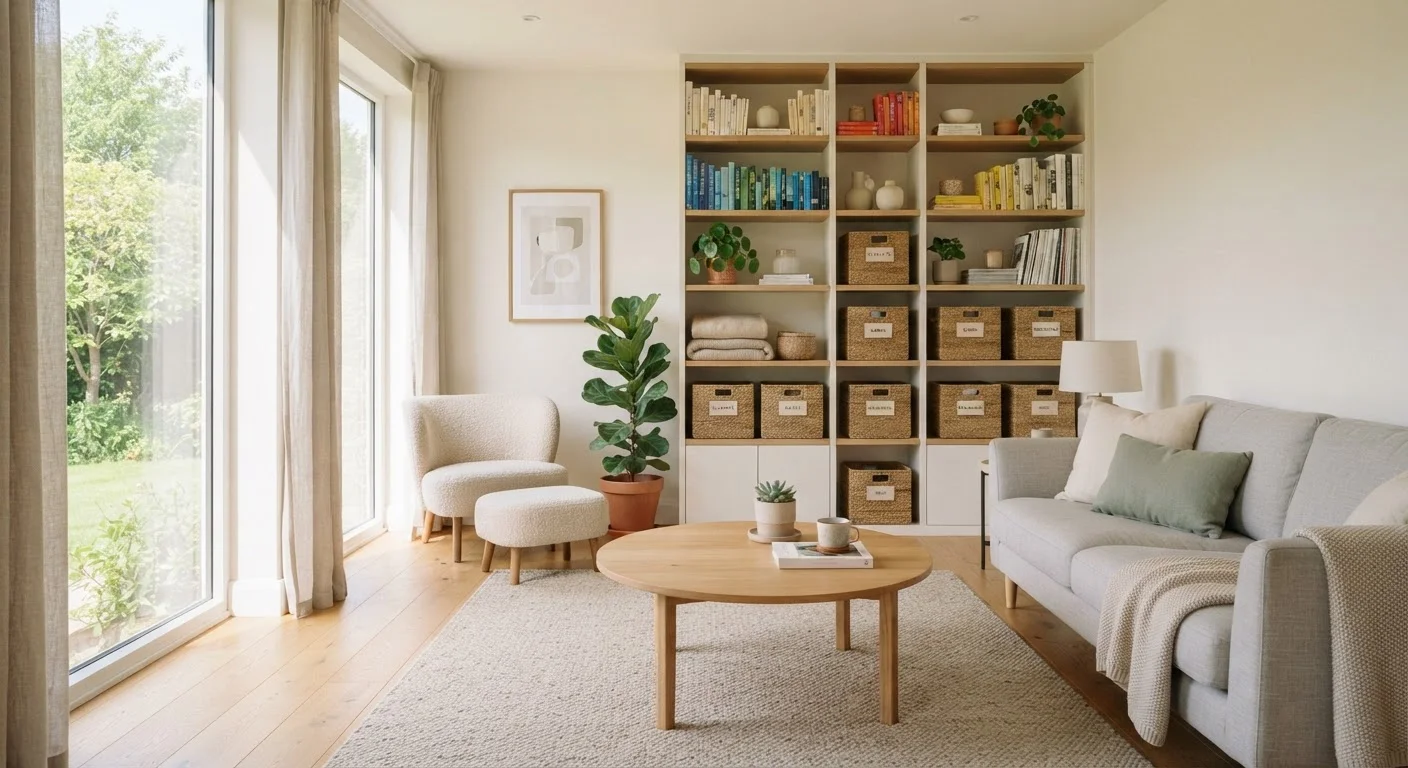 Home Organization From First Principles: An End-to-End Framework