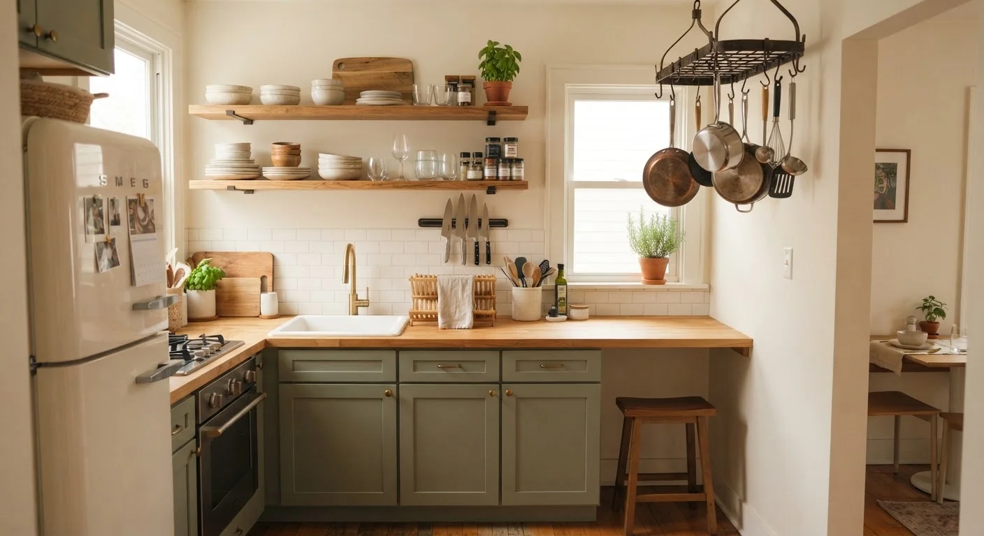 Organizing a Small Kitchen When Counter Space Is Already Gone