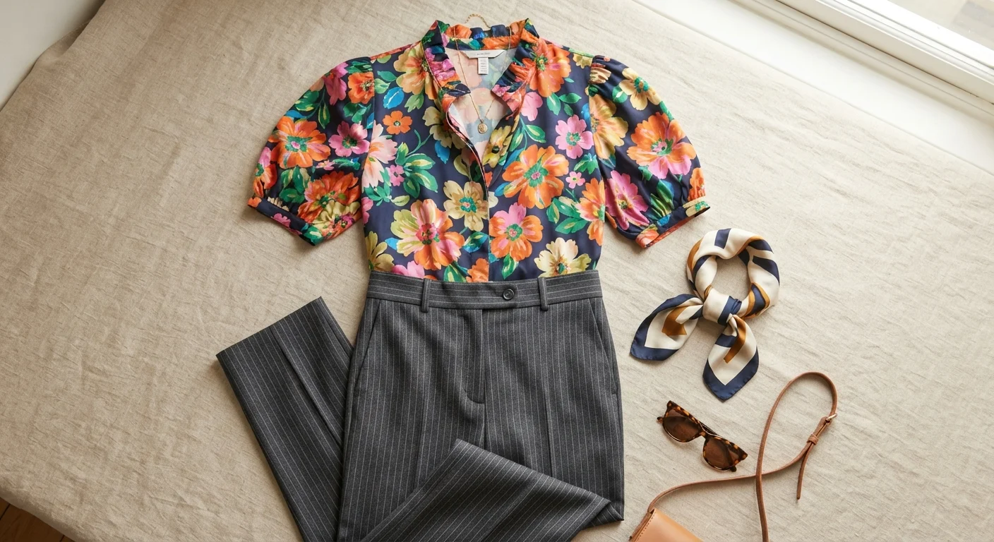 Pattern Mixing: The Logic Behind Outfits That Shouldn't Work but Do