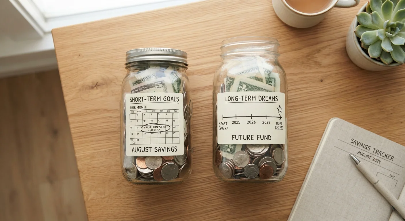 Short-Term vs. Long-Term Savings Goals: Structuring Your Money Around Time