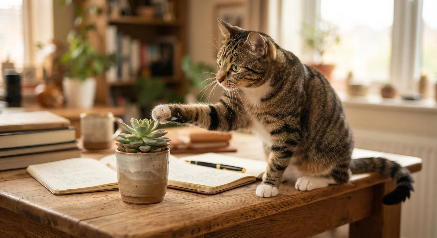 The Science Behind Why Cats Knock Things Off Tables
