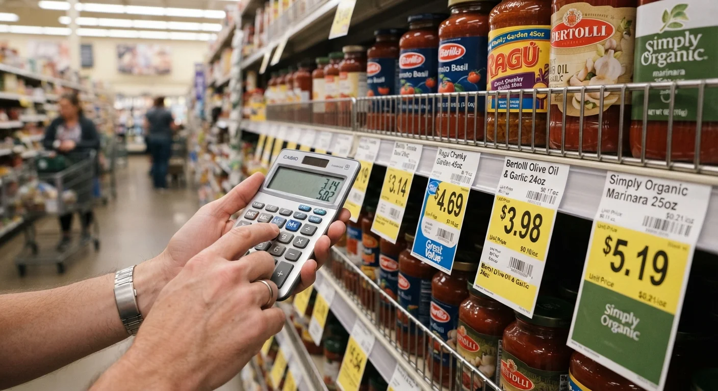 Unit Price vs. Sticker Price: What Supermarket Shelves Don't Tell You