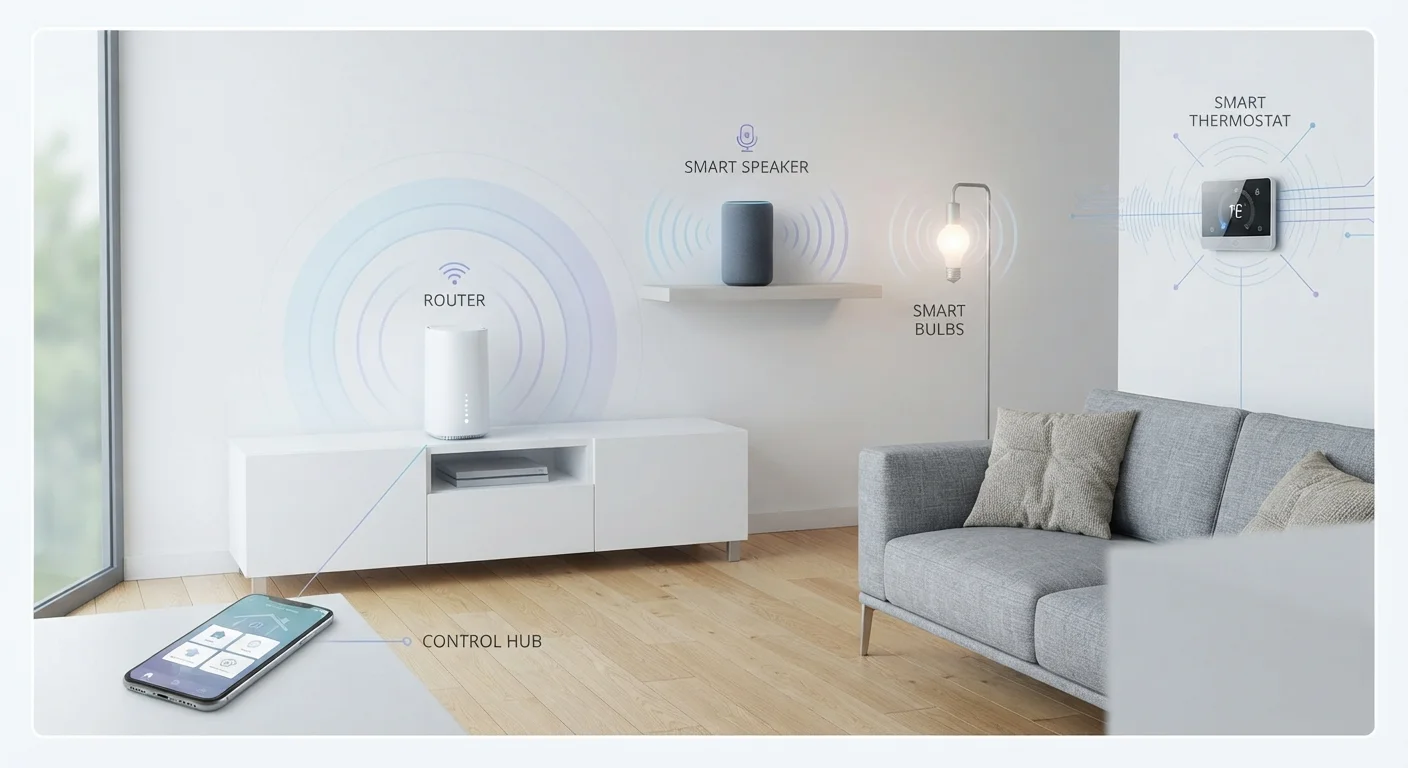 Wi-Fi, Bluetooth, Zigbee, and Z-Wave: The Wireless Protocols Powering Your Home